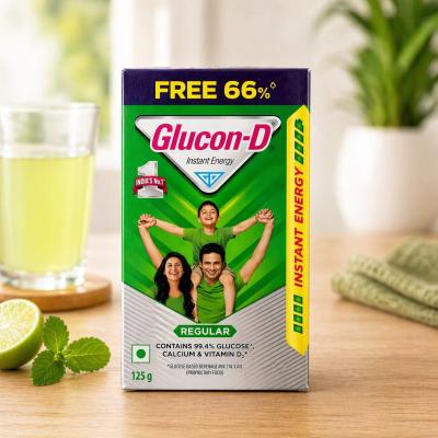 Glucon-D Instant Energy Powder | Regular | 125g